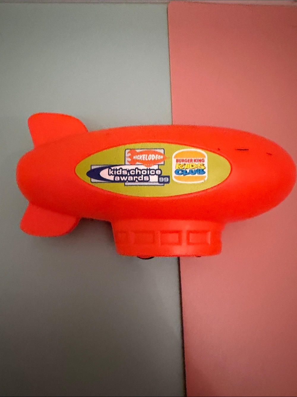 Burger King Nickelodeon kids choice awards 99 blimp toy